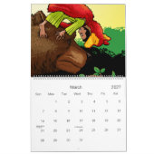 Little Red Mighty Nizz Wild Child Kalender (Mär 2027)