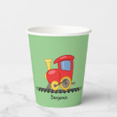 Little Red Motor Design Paper Cup Pappbecher (Rückseite)