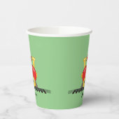 Little Red Motor Design Paper Cup Pappbecher (Links)