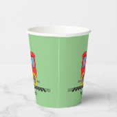 Little Red Motor Design Paper Cup Pappbecher (Rechts)