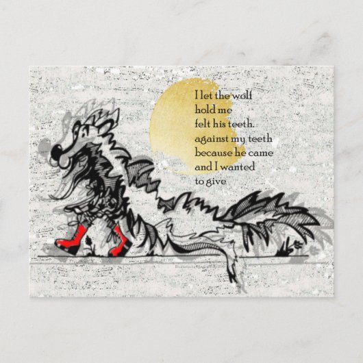 Little Red Postkarte (Vorderseite)