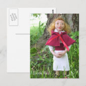 Little Red Postkarte (Vorne/Hinten)