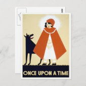 Little Red Riding Hood, 1936 Postkarte (Vorne/Hinten)
