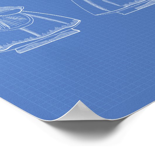 Little Red Riding Hood 1943 Patent Art Blueprint Poster (Ecke)