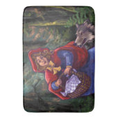 Little Red Riding Hood Art Badematte (Vorderseite Vertikal)