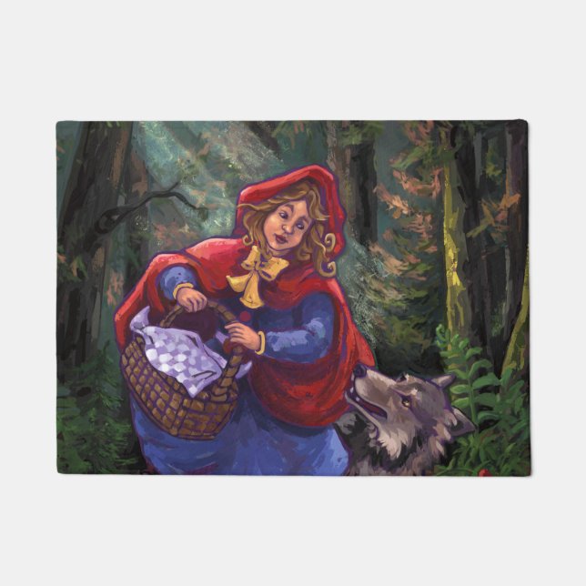 Little Red Riding Hood Art Fußmatte (Vorderseite)