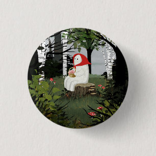Little Red Riding Hood Button
