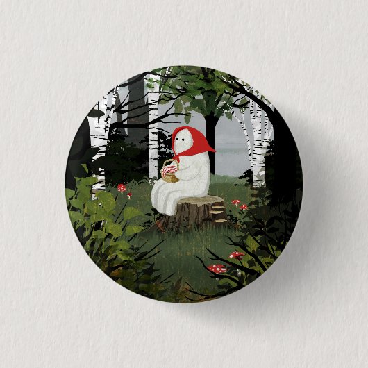 Little Red Riding Hood Button (Vorderseite)