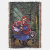 Little Red Riding Hood Decke (Vorderseite Vertikal)