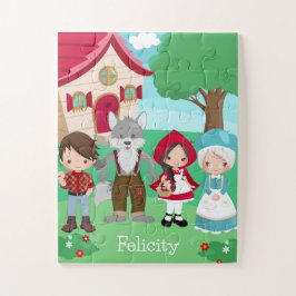 Little Red Riding Hood Fairytale Girls Geburtstag Puzzle