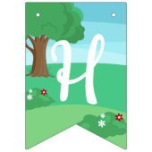 Little Red Riding Hood Fairytale Girls Geburtstag Wimpelkette (Zweite Fahne)