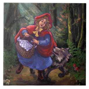 Little Red Riding Hood Fliese