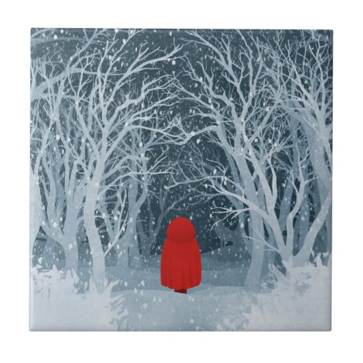 Little Red Riding Hood Fliese (Vorderseite)
