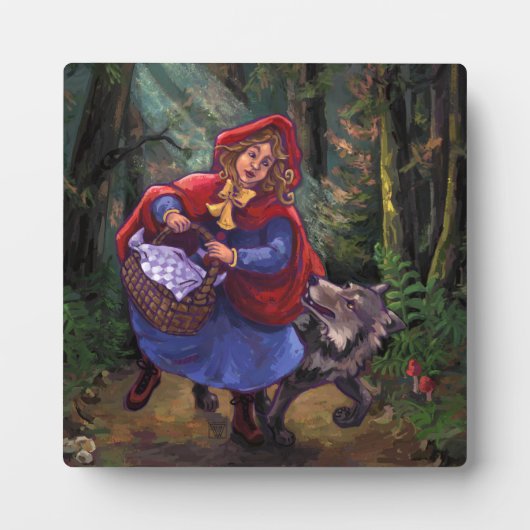 Little Red Riding Hood Fotoplatte (Vorderseite)