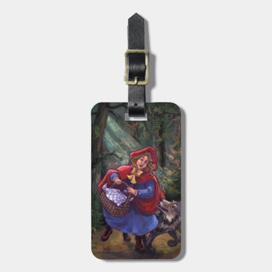 Little Red Riding Hood Gepäckanhänger (Vorderseite vertikal)