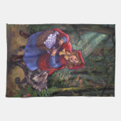 Little Red Riding Hood Geschirrtuch (Horizontal)