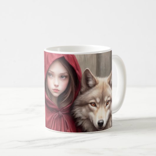 Little Red Riding Hood Kaffeetasse (VorderseiteRechts)