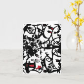 Little Red Riding Hood Karte (Gelbe Blume)