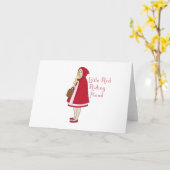 Little Red Riding Hood Karte (Gelbe Blume)