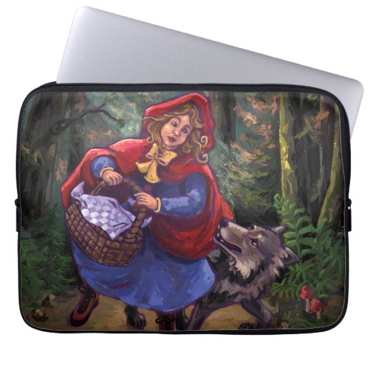 Little Red Riding Hood Laptopschutzhülle (Vorderseite)