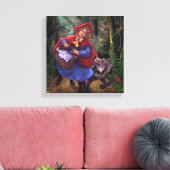 Little Red Riding Hood Leinwanddruck (Insitu (Wohnzimmer))
