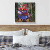 Little Red Riding Hood Leinwanddruck (Insitu (Schlafzimmer))