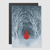Little Red Riding Hood Magnetkarte (Vorne/Hinten)