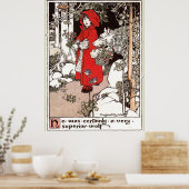 Little Red Riding Hood Margaret Ely Webb Poster (Küche)