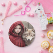 Little Red Riding Hood Pappteller (Party)