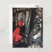 Little Red Riding Hood Postcard Postkarte (Vorne/Hinten)