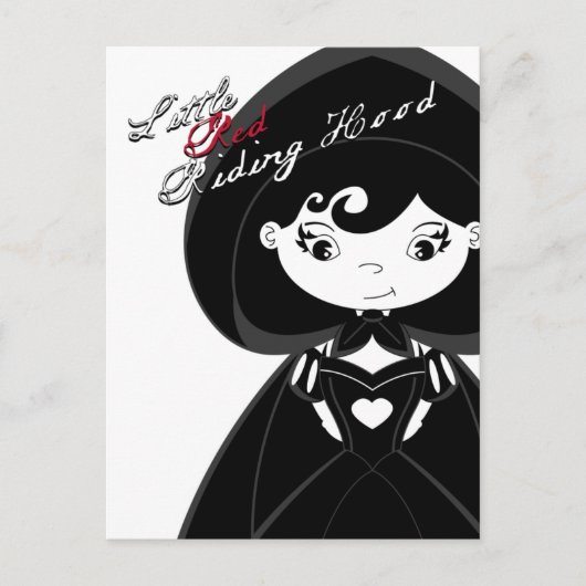 Little Red Riding Hood Postcard Postkarte (Vorderseite)