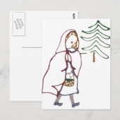 Little Red Riding Hood Postkarte (Vorne/Hinten)