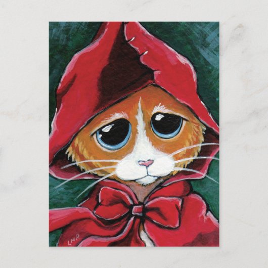 Little Red Riding Hood | Postkarte (Vorderseite)
