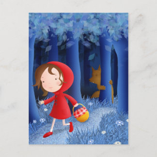 Little Red Riding Hood - Postkarte