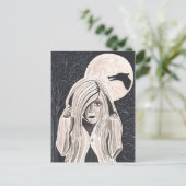 Little Red Riding Hood Postkarte (Stehend Vorderseite)