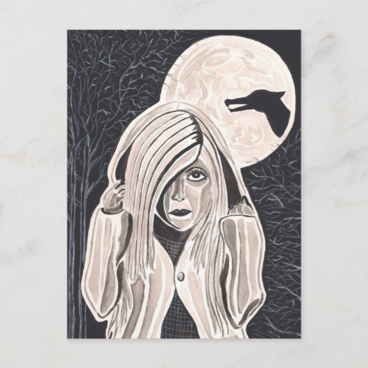 Little Red Riding Hood Postkarte (Vorderseite)