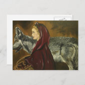 Little Red Riding Hood Postkarte (Vorne/Hinten)