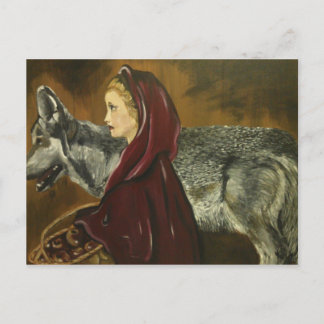 Little Red Riding Hood Postkarte