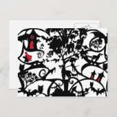 Little Red Riding Hood Postkarte (Vorne/Hinten)