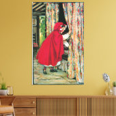 Little Red Riding Hood Reproduction Leinwanddruck (Insitu (Wohnzimmer))