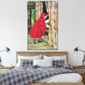 Little Red Riding Hood Reproduction Leinwanddruck (Insitu (Schlafzimmer))