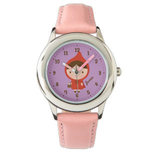 Little Red Riding Hood Story Girls Personalisiert Armbanduhr