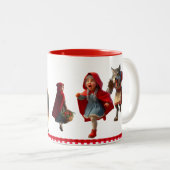 Little Red Riding Hood Zweifarbige Tasse (VorderseiteRechts)