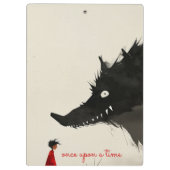 Little Red Riding Hoos & The Evil Wolf Klemmbrett (Rückseite)