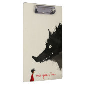 Little Red Riding Hoos & The Evil Wolf Klemmbrett (Rechts)