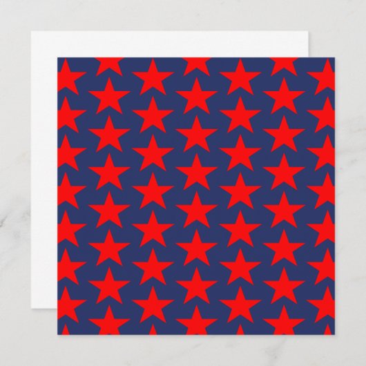 Little Red Stars Pattern (Vorne/Hinten)