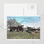 Little Red Tractor Postkarte (Vorne/Hinten)