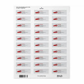 Little Red Truck Address Labels (Vorne)