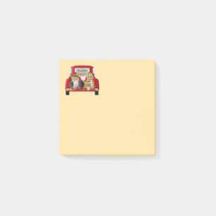 Little Red Truck Post-it Klebezettel
