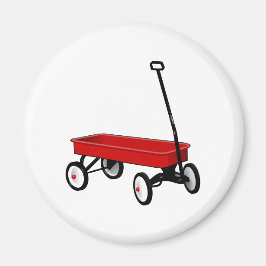 Little Red Wagon Magnet